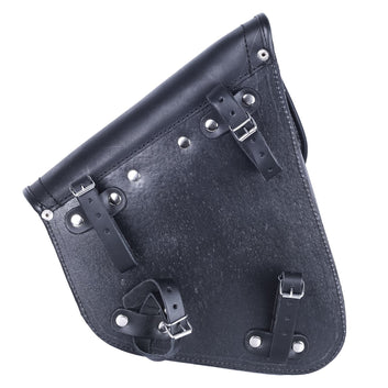 Motorcycle Rounded Swing Arm Bag left side
